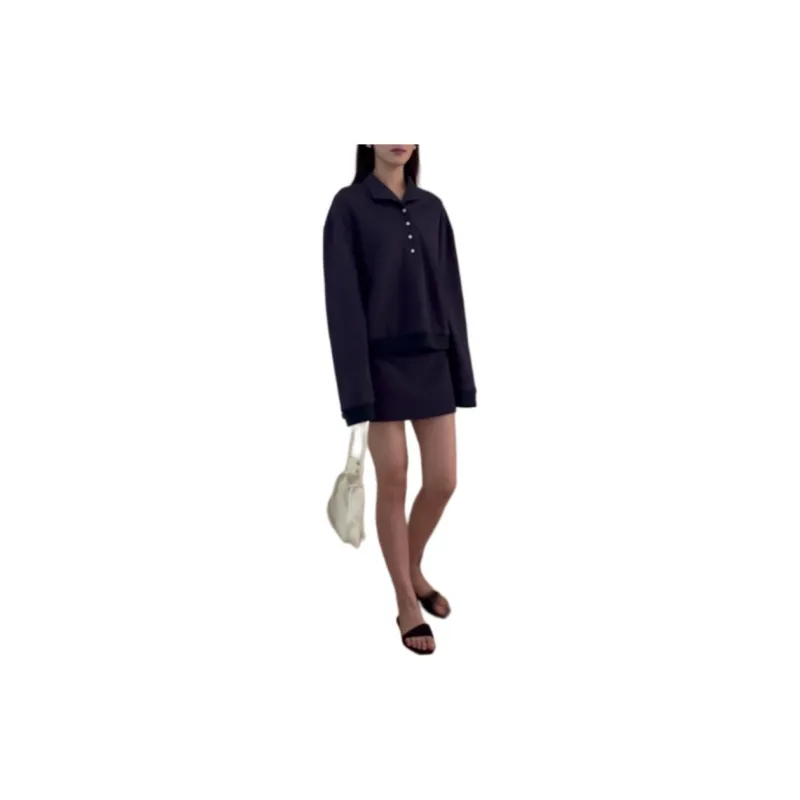 VIKTORIACHAN 24SS Apparel Collection Casual Short Skirts Women's Marine Blue-1