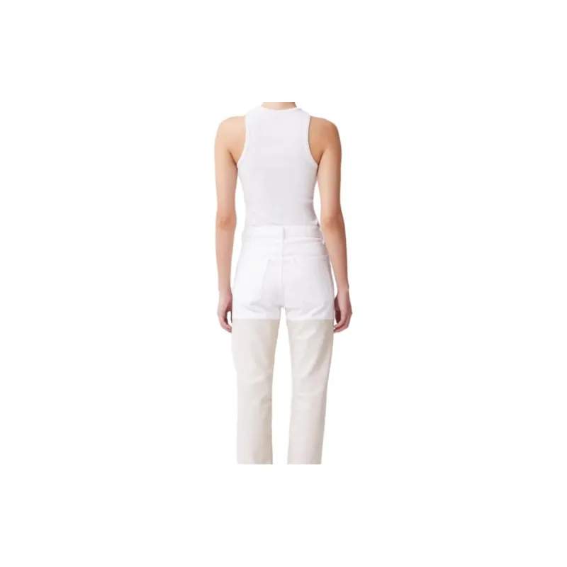 AGOLDE Tank Tops Women's White-3