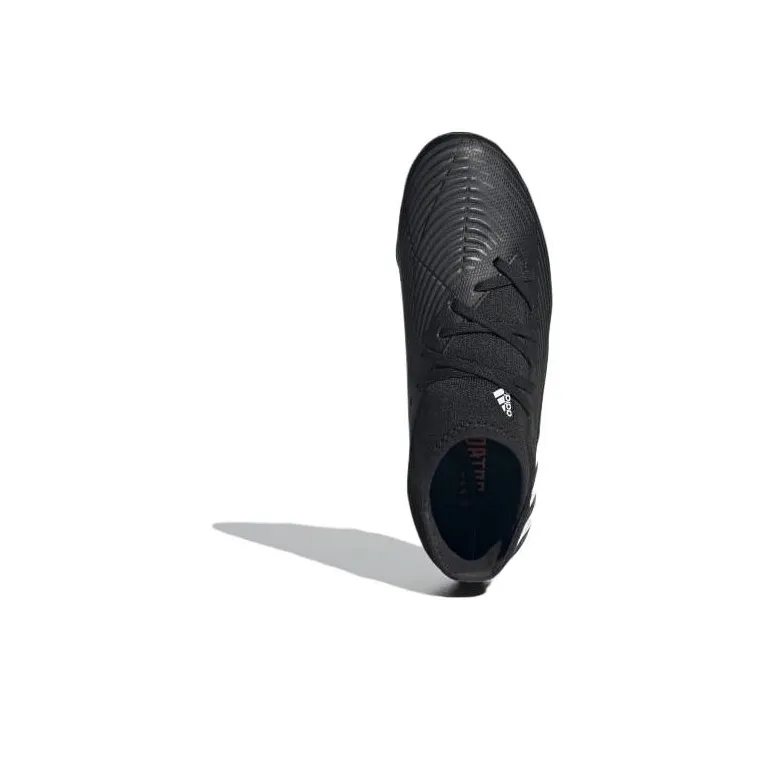 Adidas Cushioning, Wear Resistant Mid Top Kids' Soccer Shoes Black Kids'-4