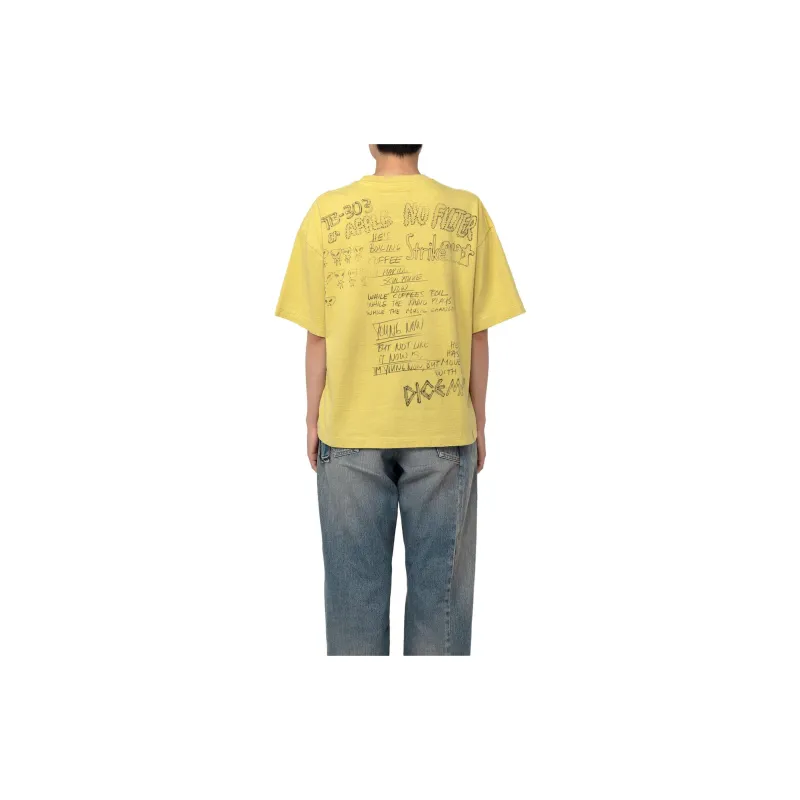 Maison Mihara Yasuhiro SS24 T Shirt Women's Yellow-3