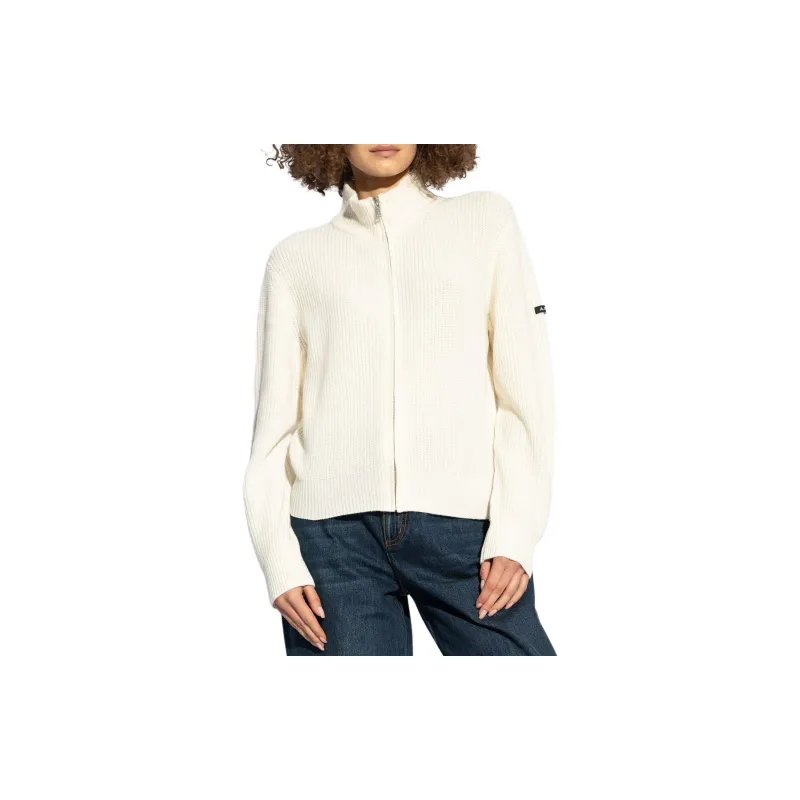 A.P.C Jana Zip-Up Knitted Cardigan-3