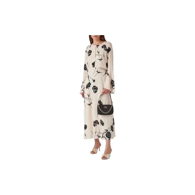 Twinset Floral-print Crepe Maxi Dress-3