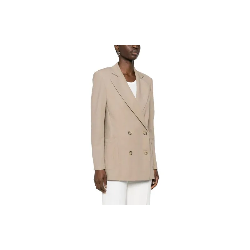 HARRIS WHARF LONDON Business Suits Coats Women's Brown-3