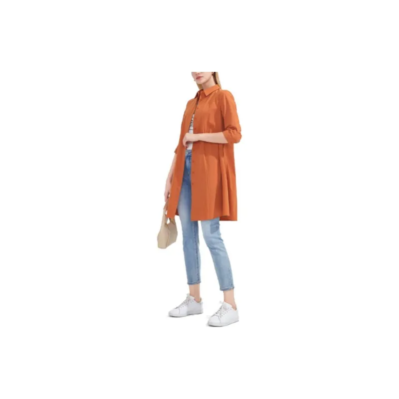 JZ. ANNAKRO Shirts Women's Orange Yellow-1