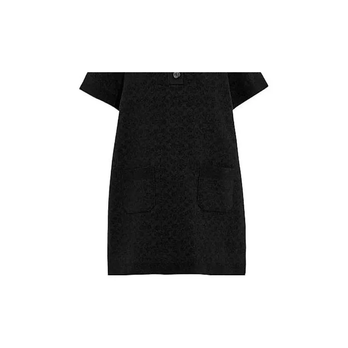 COACH SS23 Short Sleeved Dress Women's Black-3