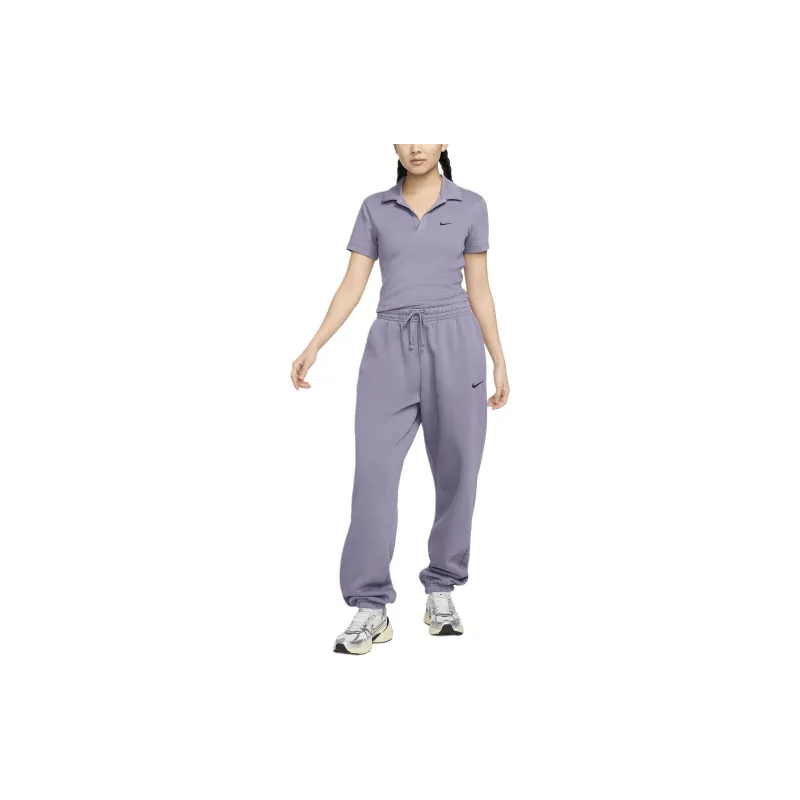 Nike Sportswear Essentials Series Polo Shirt Women's Purple-2