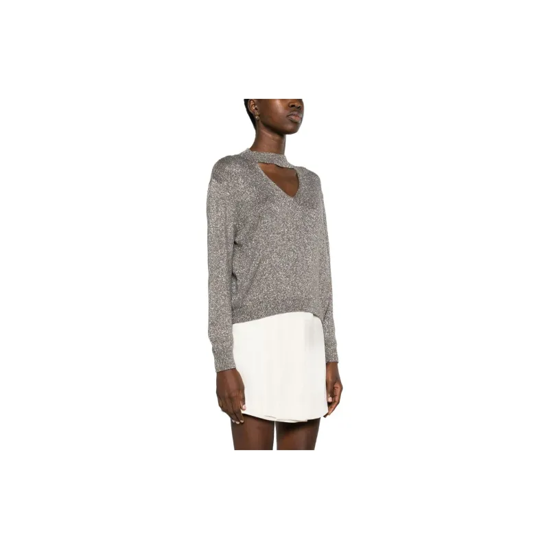 LUISA CERANO LC FW23 Sweater Women's Gray-3