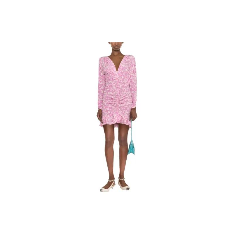 ISABEL MARANT Lara V Neck Long Sleeved Dress-2