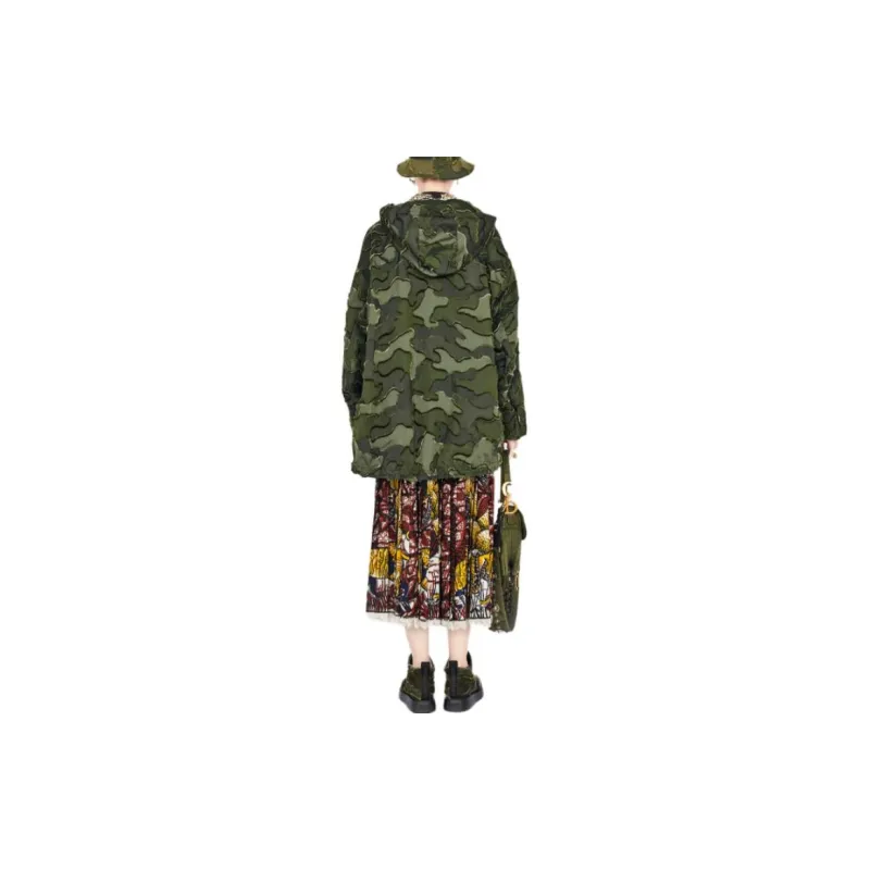 DIOR Jackets Coats Women's Green-3