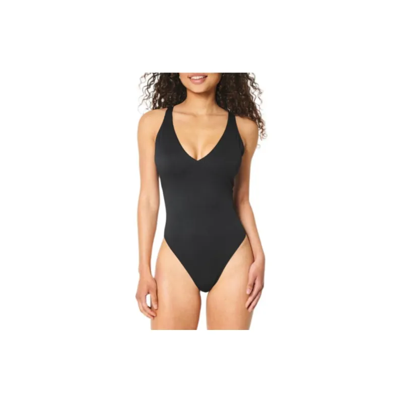 Hollister One-piece Swimsuit Women's Black-3