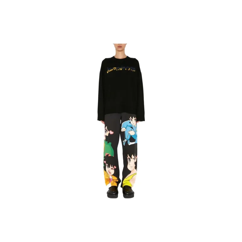 JW Anderson X Run Hany Logo Embellished Crewneck Jumper-1