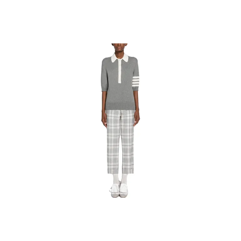 THOM BROWNE· Polo Shirt Women's Gray-1