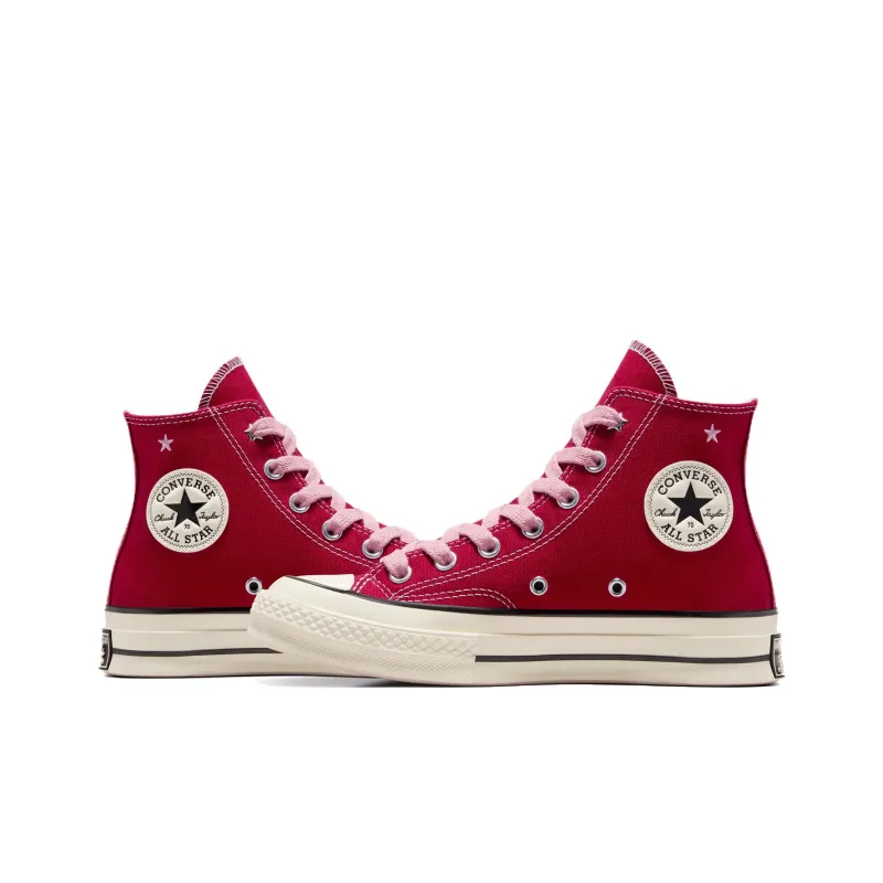 Chuck 70 Converse High 'Embroidered Stars Days Ahead Red'-3