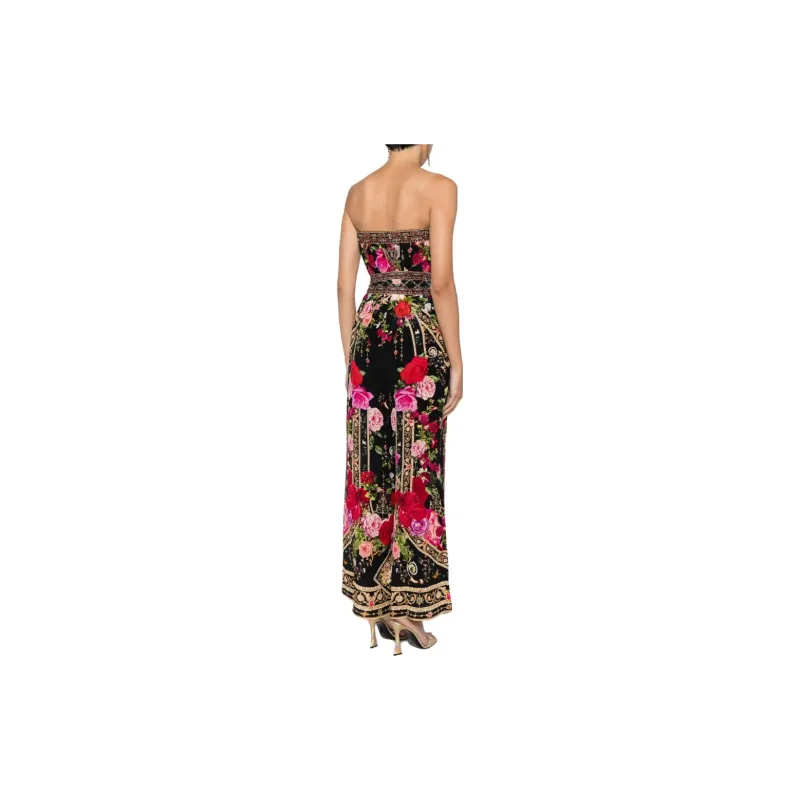 Camilla Embellished Floral Silk Jumpsuit-1