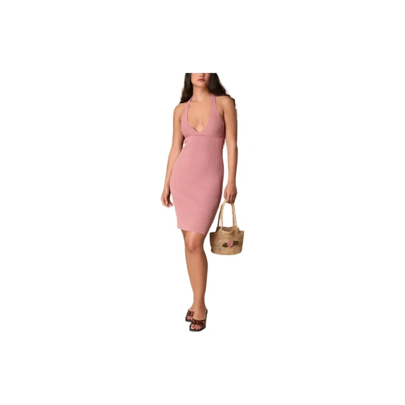 Rouje MADALENA DRESS Sleeveless Dress Women's Rosewood Wood Color-1