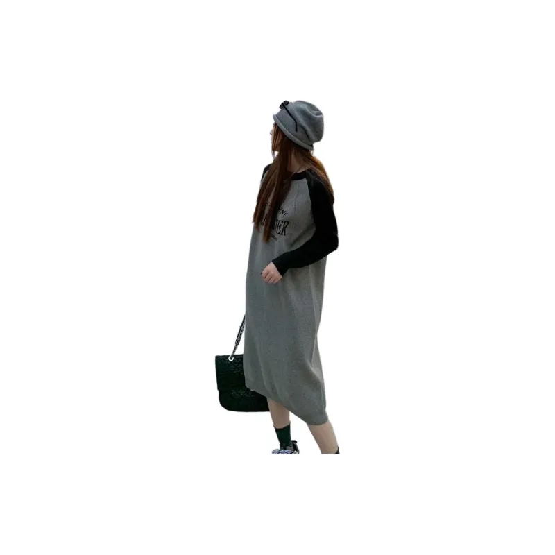 Emodues Long Sleeved Dresses Women's Obsidian Black-3