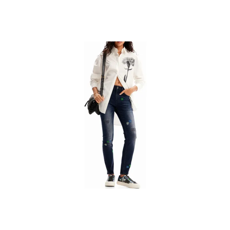 Desigual Jeans Women's Dark Blue-2