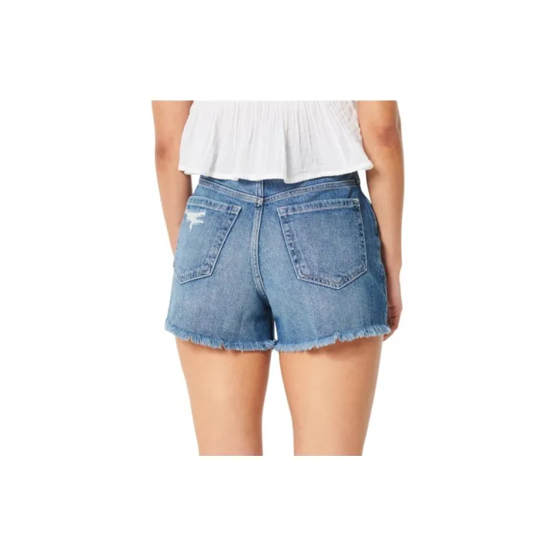 Hollister Denim Shorts Women's Medium Washable-3