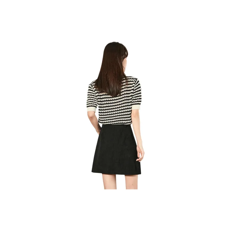 Tonlion Casual Short Skirts Women's-1