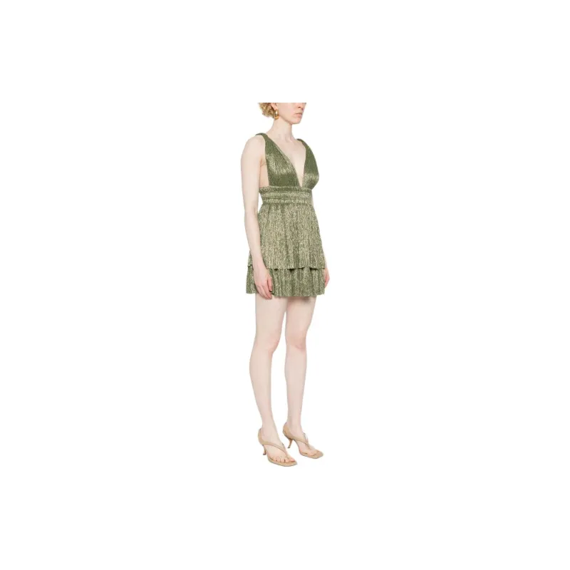 SABINA MUSAYEV Sleeveless Dress Women's Moss Green-3
