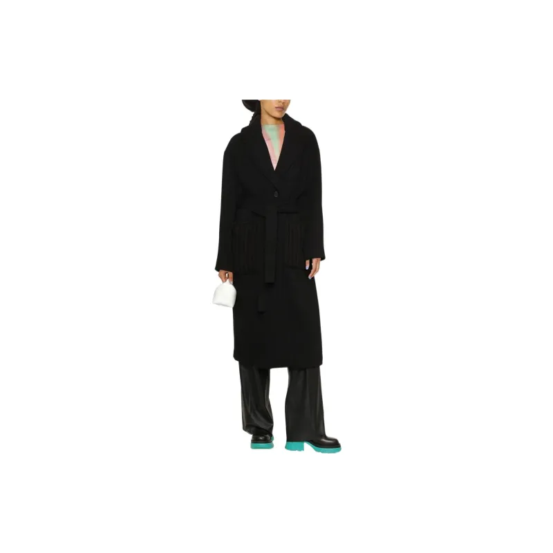 MSGM Singe Breasted Long Sleeved Coat-1