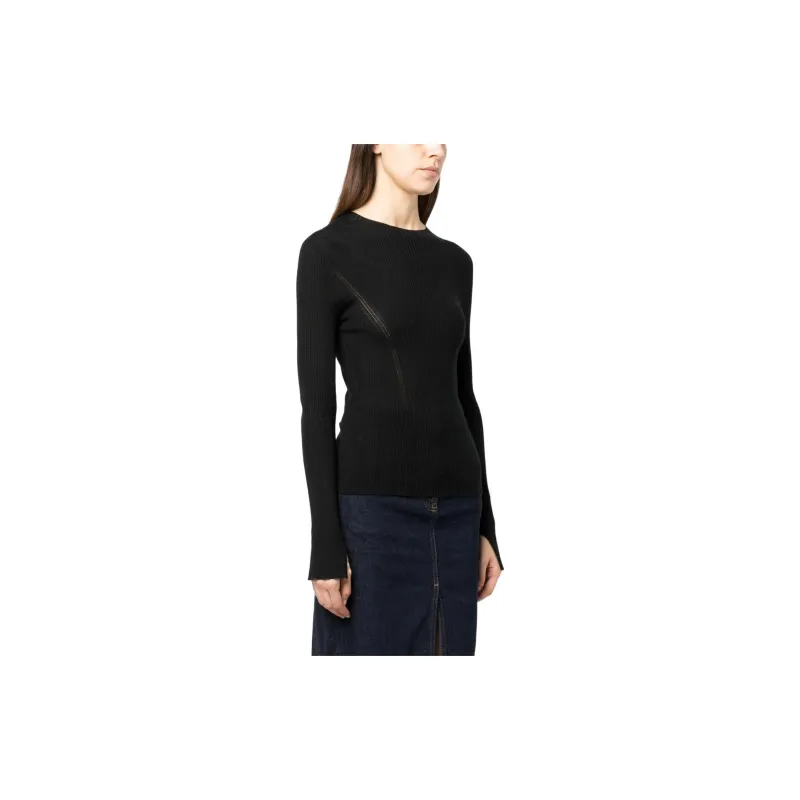 Lanvin Ribbed Crewneck Jumper-3
