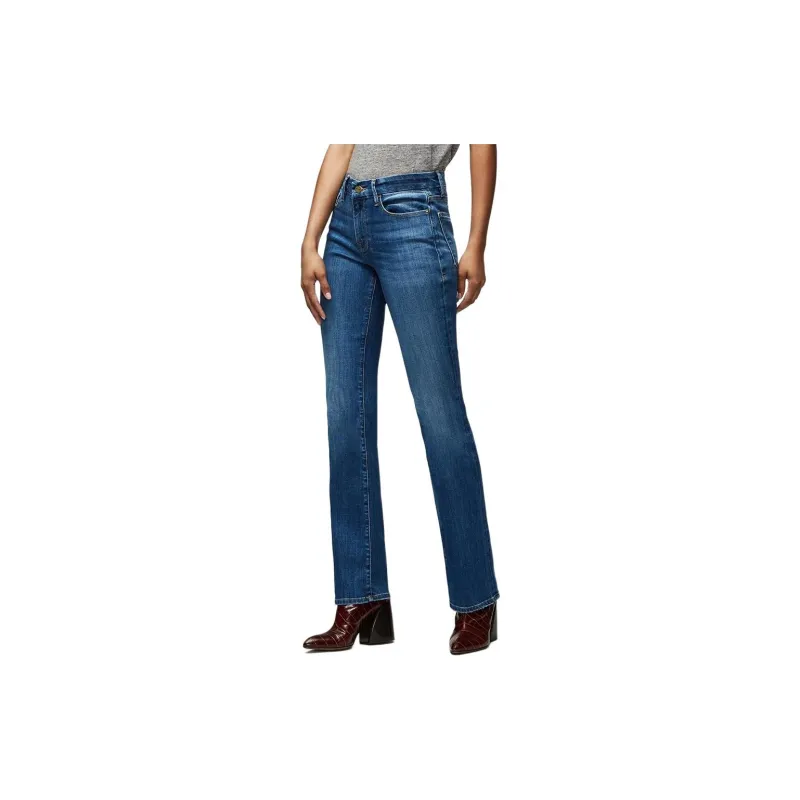 FRAME Mid rise Flared Jeans-1
