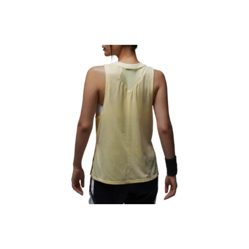 Jordan Tank Tops Women's Light Tone Lime Green-3