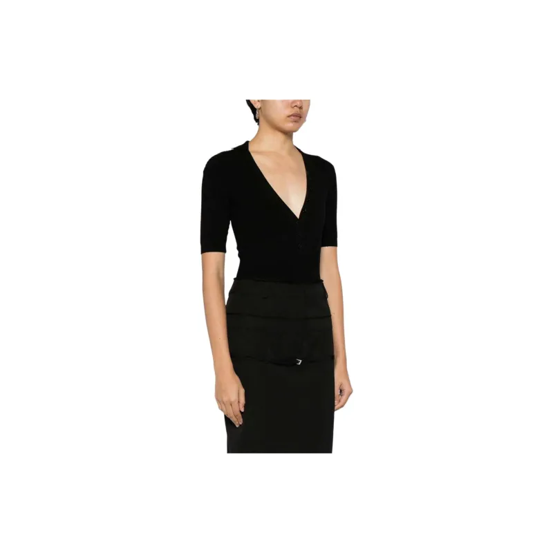 Jacquemus Le Body Yauco Collared Bodysuit-4