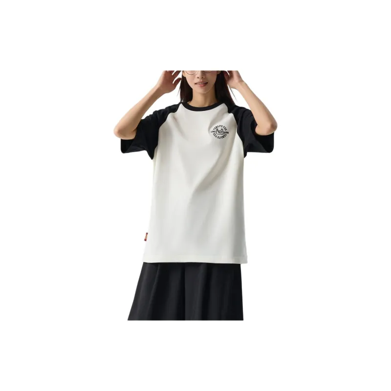 SEM/R x Fuji T-Shirt Women's White Black Adjustable-2