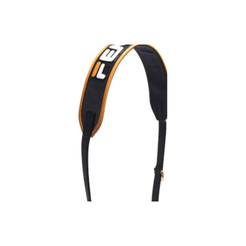 FENDI Cow Leather Bib & Brace Bag Strap Unisex Black-2