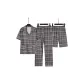 Gray 306 Short-Sleeved[Three-Piece Set]