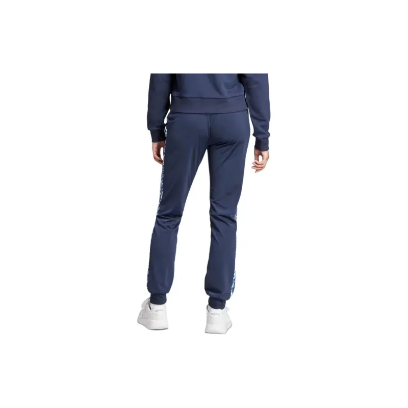 Adidas Essentials Animal Print Casual Pants Women's Marine Blue-3