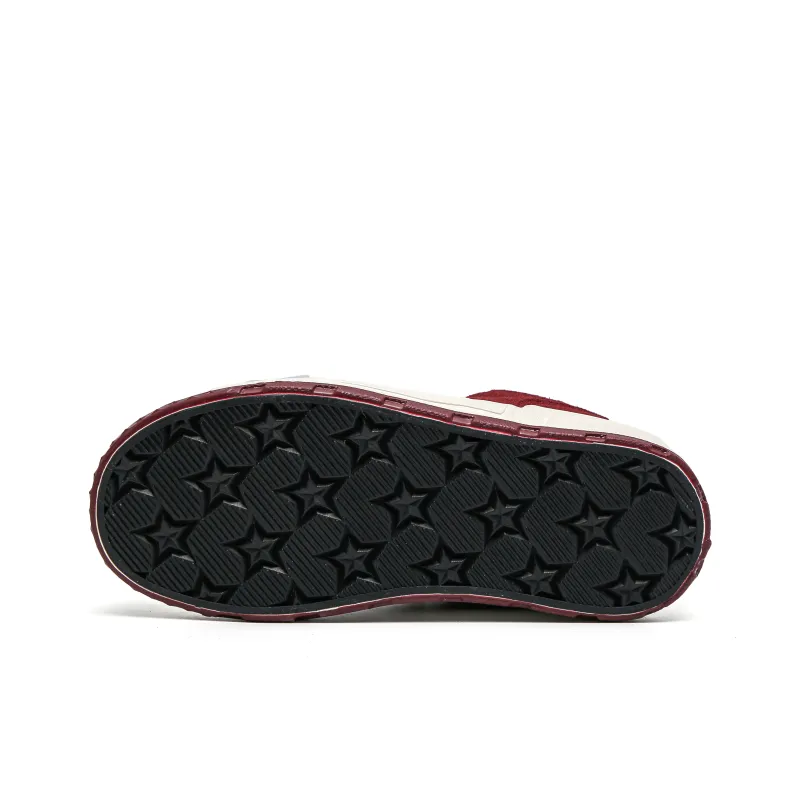 TUOPIN Anti Slip Wear Resistant Low Top Skateboard Shoes Women's Ancora Red-3