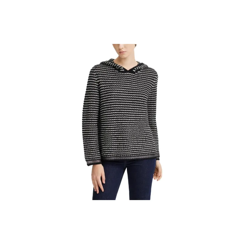 THEORY Sweaters Women's Black White-2