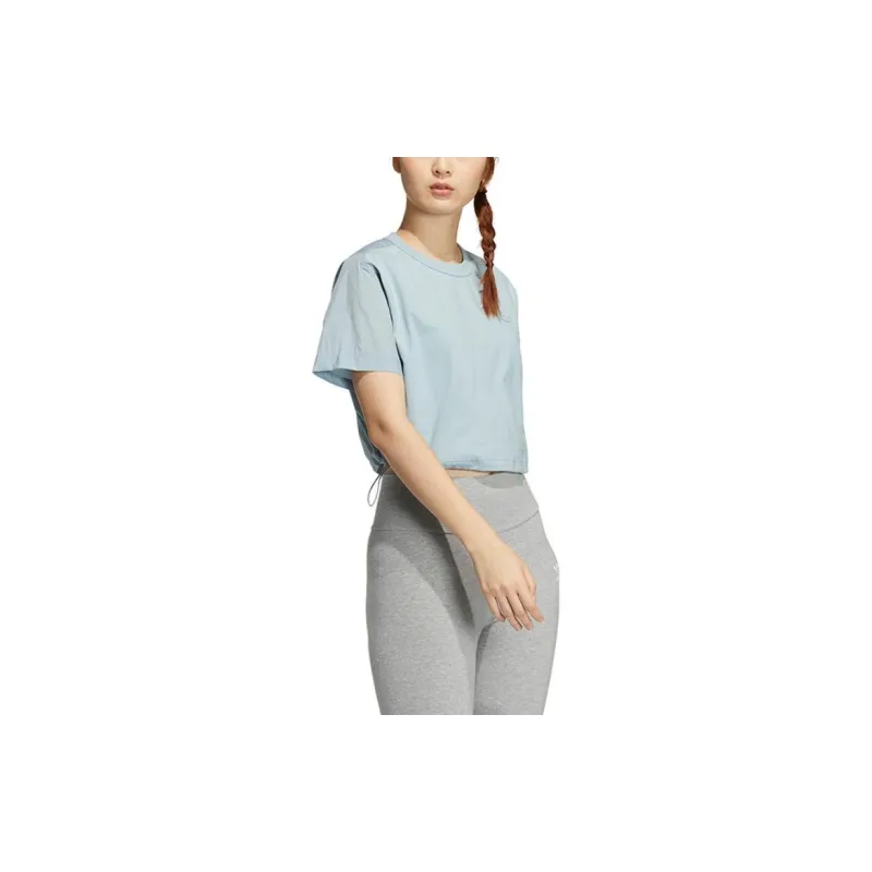 Adidas Originals T Shirt Women's Blue-4