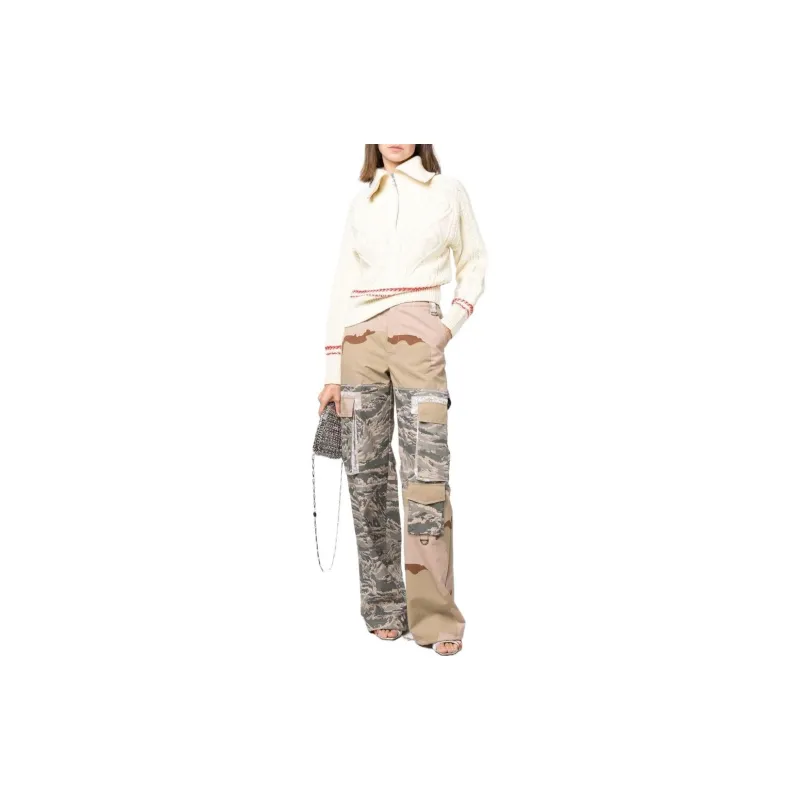 Marine Serre Sweaters Women's Ecru-1