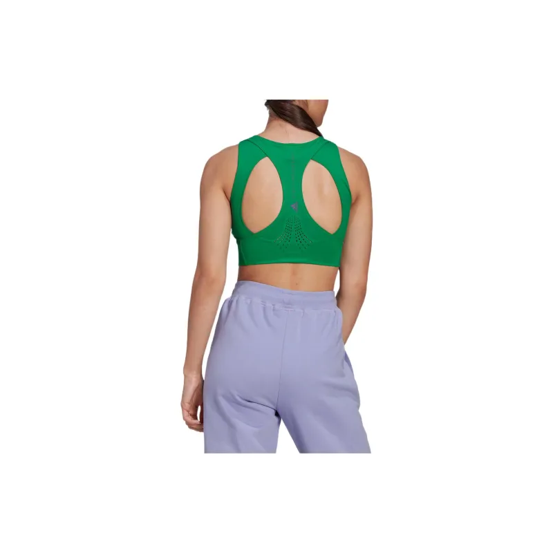 Adidas Sleeveless Sports Shirts Women's Green-2