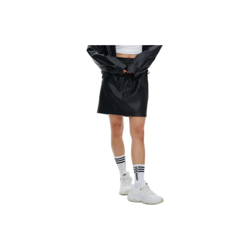 Lifework Casual Short Skirts Women's Black-3