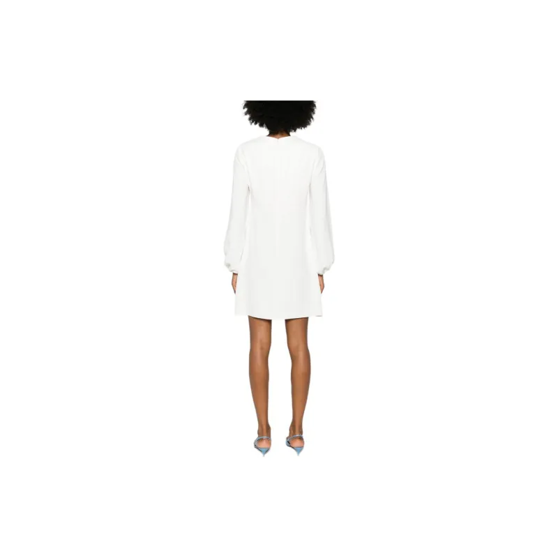 PAROSH SS24 Long Sleeved Dress Women's White-2