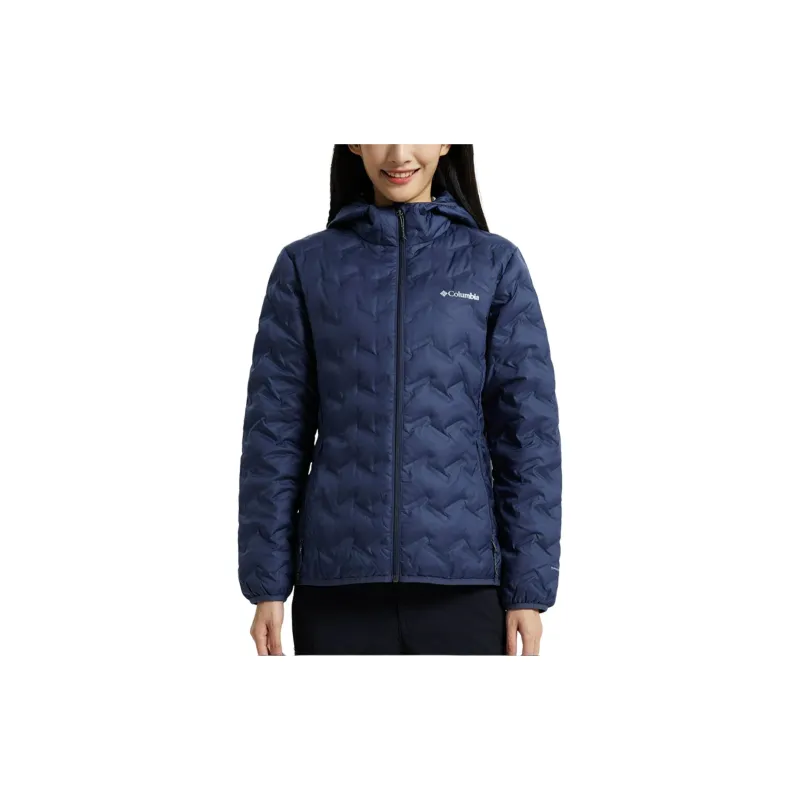 Columbia Down Jacket Winter Women's Blue-3