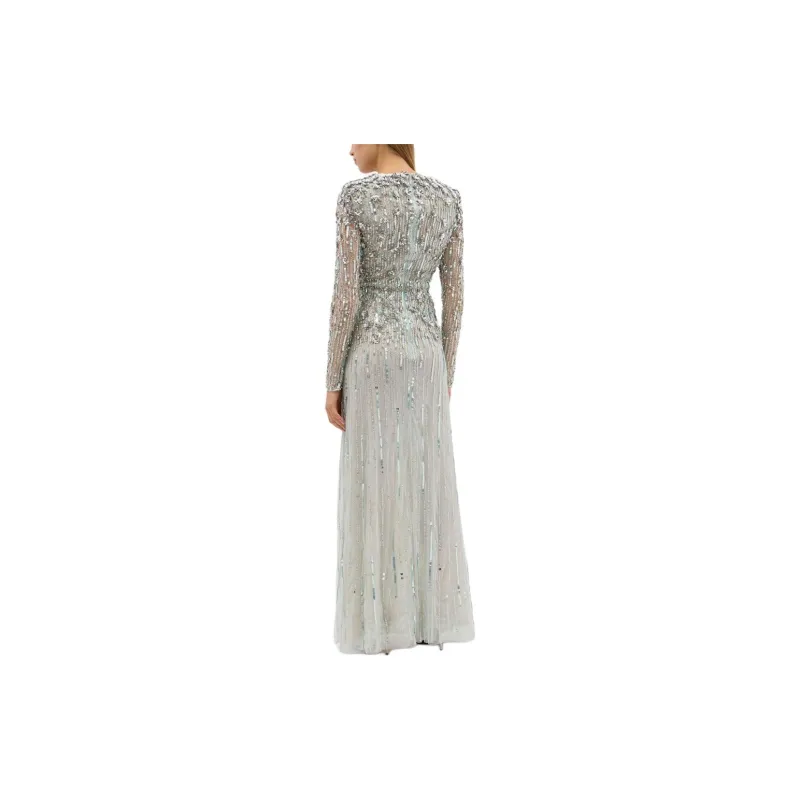 RACHEL GILBERT Rosa Crystal embellished Gown-3