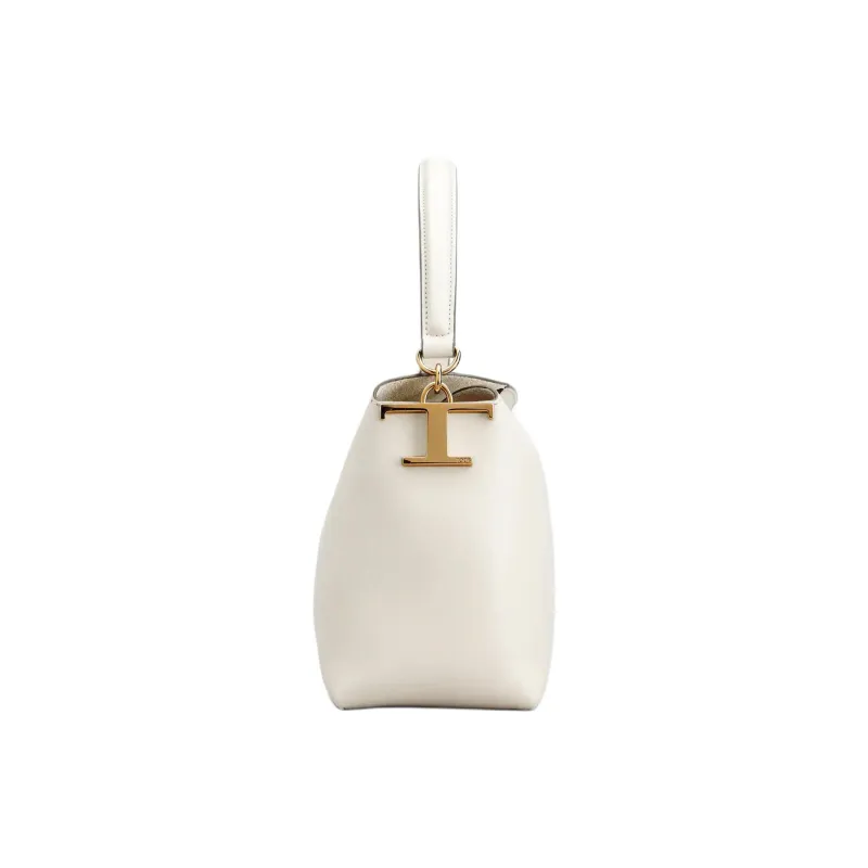 TOD'S Leather Handbag Regular Women's Cream-1