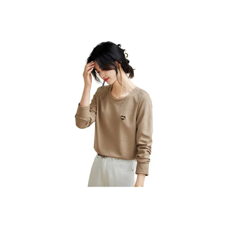 She Enjoys T Shirt Women's Milk Coffee-1