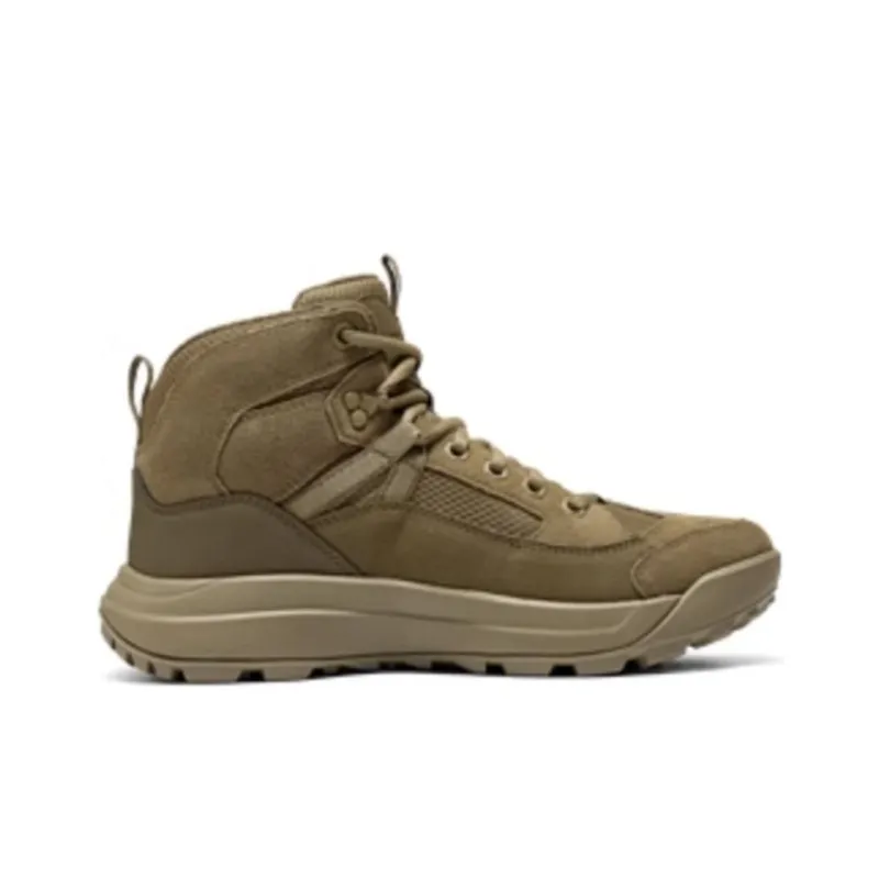 Skechers SKECHERS MENS USA Cushioned Slip Resistant Mid Top Casual Shoes Men's Khaki-1