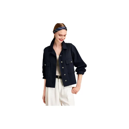 HAVVA Jackets Women's Navy Blue