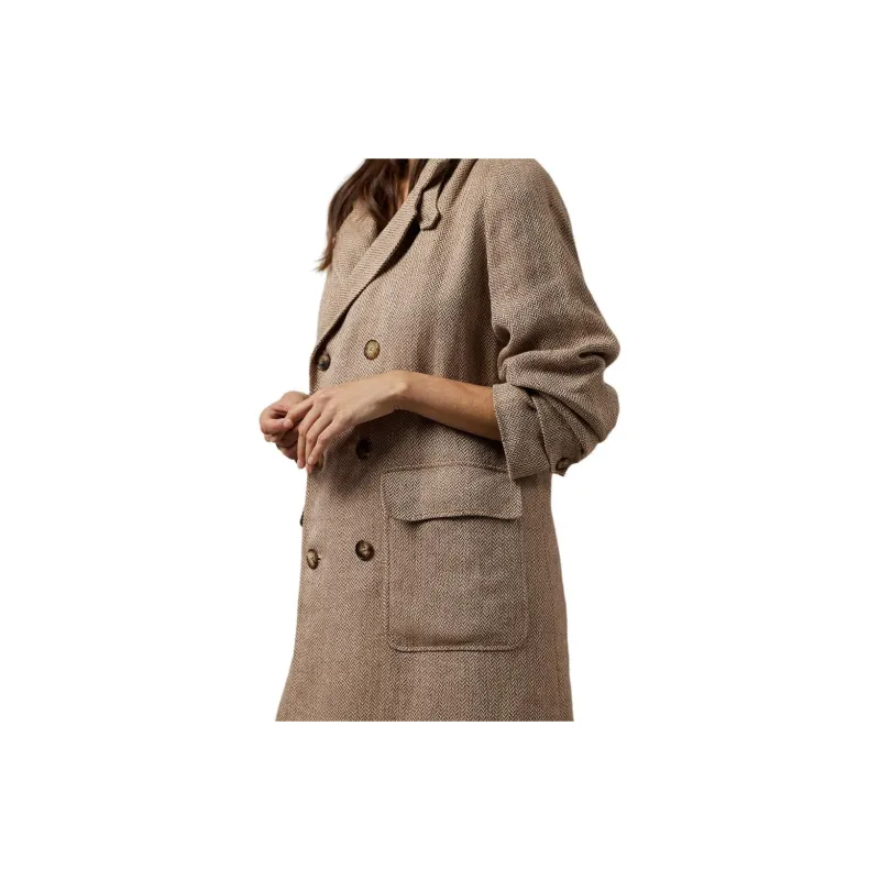 Ralph Lauren Collection SS24 Coats Women's Cream-4