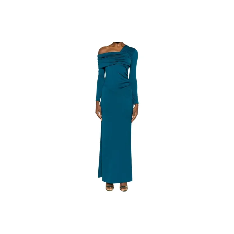 DVF Diane Von Furstenberg Dolores Pleat-detail Maxi Dress-1