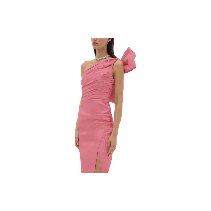 RACHEL GILBERT Olive Bow detailing Dress-4