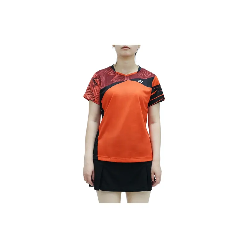 YONEX SS22 Regular T Shirt Women's Orange Red-2